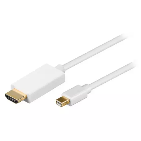 Cable Mini DisplayPort 1.2 vers HDMI M/M 3m 4k