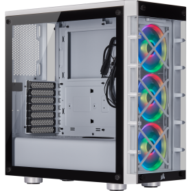 Boitier Corsair iCUE 465X RGB Blanc ATX USB 3.0 BTCO465X-RGB-W - 2