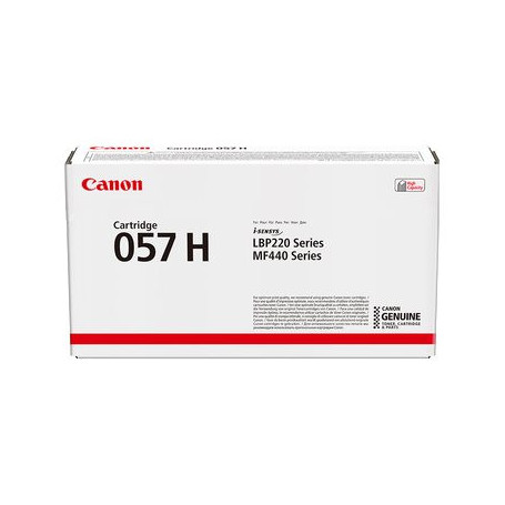 Toner Canon 057 H Noir 10 000 pages MF44X/LBP22X TONERCA057HBK - 1