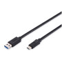 Cable USB 3.0 vers USB Type-C PD 3A Digitus Noir 1M 5Gbit/s CAUSBD-16032368731 - 3