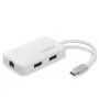 Adaptateur USB Type-C vers RJ45 + Hub USB 3.0 Edimax EU-4308 CRED-EU-4308 - 2