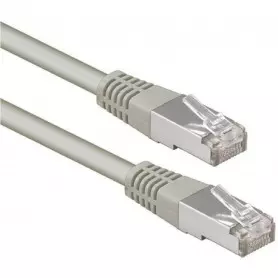 Cable Réseaux RJ45 5m Droit Cat6A S/FTP Blindé Gris CRJ45_C6_05M_GRIS - 1