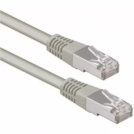 Cable Réseaux RJ45 7.5m Droit Cat6A S/FTP Blindé Gris CRJ45_C6_07.5M_GRI - 1