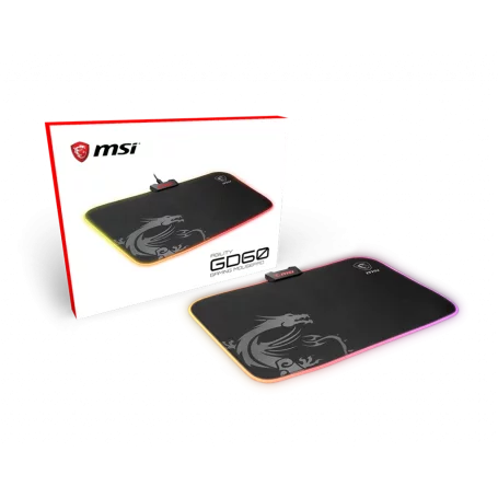 Tapis MSI Agility GD60 Gaming RGB 386x276x4mm TAMSGD60AGILITY - 1