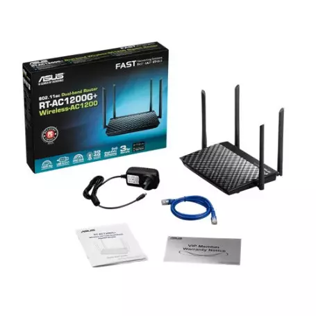 Routeur Asus RT-AC1200G+ AC1200 Wifi Dual-Band 4 Ports 10/100/1000