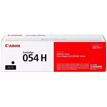 Toner Canon 054 H Noir 3100 pages MF64X/LBP62X TONERCA054HBK - 1