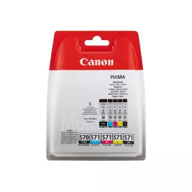 Cartouche Canon PGI-570 + CLI-571 Pack 5 Cartouches CARTPGI570+571 - 1