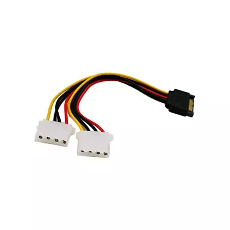 Adaptateur Alimentation SATA Femelle vers 2 x MOLEX Male ADALIMSATA-2MOLEX - 1