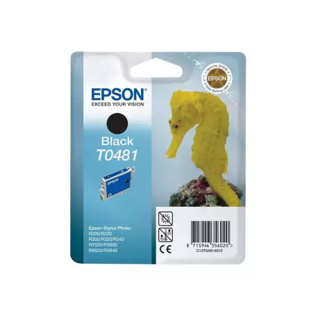 Cartouche Epson T0481 Noir 13ml 630pages CARTEPT0481NOIR - 1