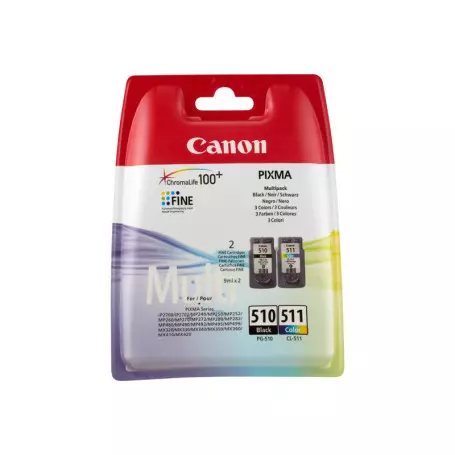 Pack Cartouche Canon PG-510 + CL-511 CARTPG510+CL511 - 1