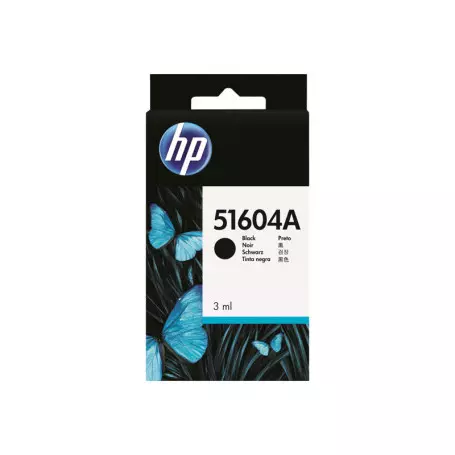 Cartouche HP 51604A Noir 3 ml Ingenico i2200 CARTHP51604A_BK - 1