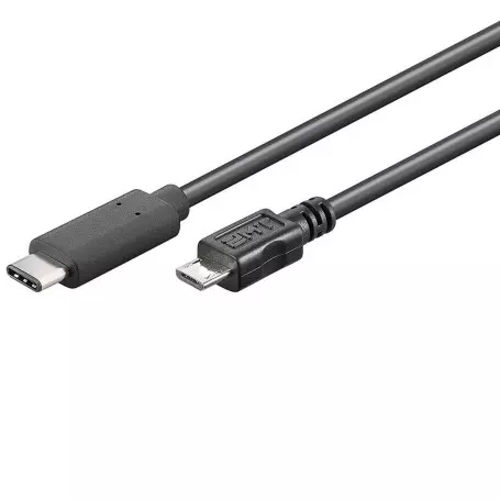 Cable USB 3.1 type C vers B micro 2.0 1m