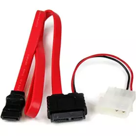 Adaptateur SATA avec Alim Vers Nappe SATA + Alim Molex 0.5m ADSATA-NSATA+MOLEX - 1