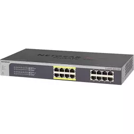 Switch RJ45 Netgear JGS516PE-100EUS 10/100/1000 Mbps 16 Ports/8 POE SW_NE-JGS516PE-100 - 1