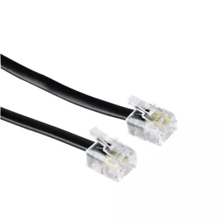 Câble ADSL 1,5 mètres RJ11 6P2C - Couleur gris