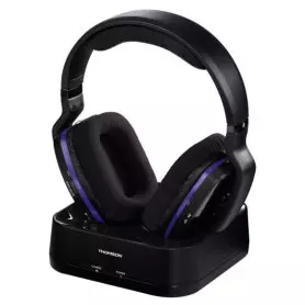 Casque Stéréo Thomson WHP3311BK Wireless Noir Batterie 8H MICTHWHP3311 - 1