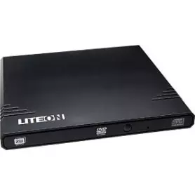 Graveur Externe Lite-On Slim CD/DVD 24x/8x EBAU108 Noir GREX-LO-EBAU108-01 - 1