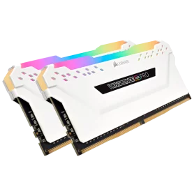 DDR4 Corsair Vengeance RGB PRO Kit 16Go 2x8Go 3200Mhz 1.35V CL16 Blan DDR4_16_CO_1078719 - 1