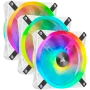 Ventilateur Corsair iCUE QL120 RGB Triple Pack Blanc 12cm VENCOQL120RGB-W-X3 - 2