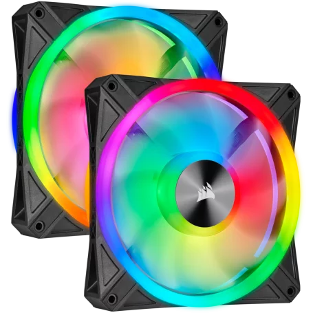 Ventilateur Corsair iCUE QL140 RGB Dual Pack 14cm VENCOQL140RGB-X2 - 2