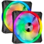 Ventilateur Corsair iCUE QL140 RGB Dual Pack 14cm VENCOQL140RGB-X2 - 2