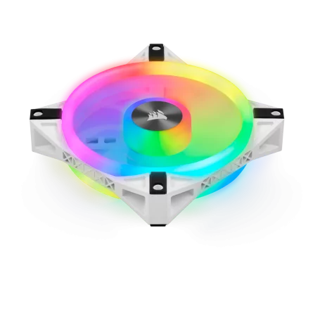 Ventilateur Corsair iCUE QL120 RGB Blanc 12cm