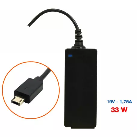 Chargeur PC Portable Asus 19V 1,75A 33W Connecteur 6P Square Tip ALIMAS_TIP-33W-19V - 3