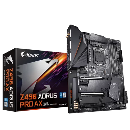 Carte Mère Gigabyte Z490 AORUS PRO AX ATX LGA1200 DDR4 USB3.2 M.2 CMGZ490-PRO-AX - 1