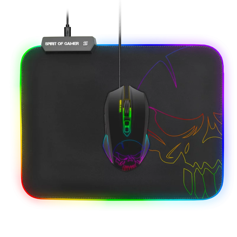 Pack clavier souris gaming - Designed by GG, Souris M8, tapis XXL