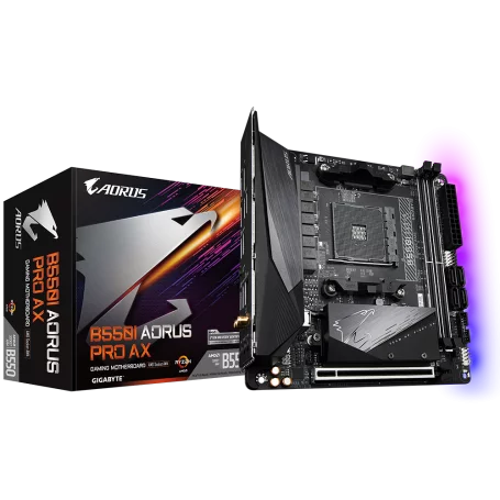 Carte Mère Gigabyte B550I AORUS PRO AX ITX AM4 DDR4 USB3.2 M.2 CMGB550I-PRO-AX - 1