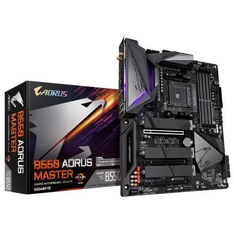 Carte Mère Gigabyte B550 AORUS MASTER ATX AM4 DDR4 USB3.2 M.2 WIFI CMGB550A-MASTER - 1