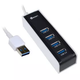 HUB Heden HUBUSB3E40 USB 3.0 4 Ports avec Alimentation HUBHUBUSB3E4A - 1