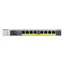 Switch RJ45 Netgear GS108PP-100EUS 10/100/1000 Mbps 8 Ports PoE+ SW_NE-GS108PP-100E - 1