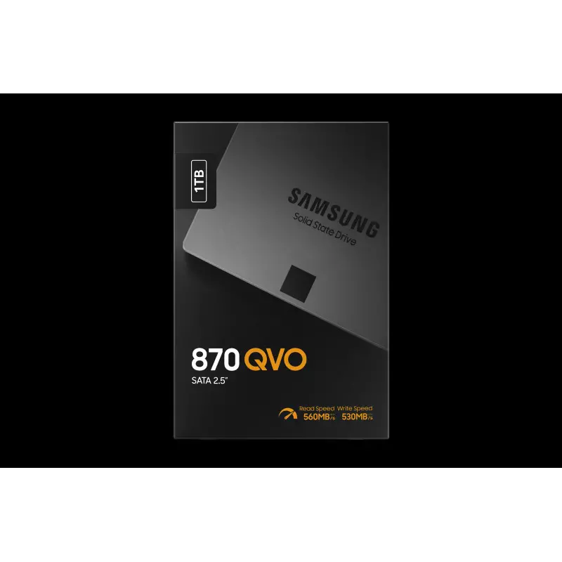 Samsung 870 QVO MZ-77Q2T0BW  Disque SSD Interne 2 To, SATA III, 2,5'' -  Technologie QLC seconde génération : : Informatique