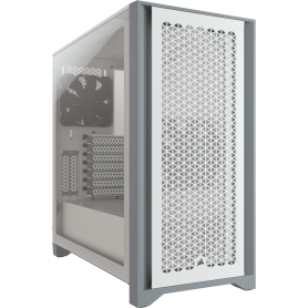 Boitier Corsair iCUE 4000D Airflow Tempered Blanc ATX USB 3.1 Type C BTCO4000D-AF-WH - 1