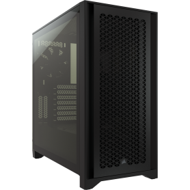 Boitier Corsair iCUE 4000D Airflow Tempered Noir ATX USB 3.1 Type C BTCO4000D-AF-BK - 1