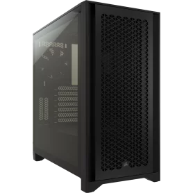 Boitier Corsair iCUE 4000D Airflow Tempered Noir ATX USB 3.1 Type C BTCO4000D-AF-BK - 1