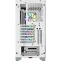 Boitier Corsair iCUE 4000X RGB Tempered Blanc ATX USB 3.1 Type C BTCO4000X-RGB-WH - 3