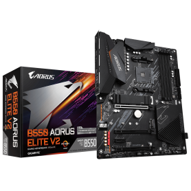 Carte Mère Gigabyte B550 AORUS ELITE V2 ATX AM4 DDR4 USB3.2 M.2 DP CMGB550A-ELITE-V2 - 1