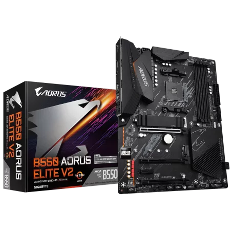 Carte Mère Gigabyte B550 AORUS ELITE V2 ATX AM4 DDR4 USB3.2 M.2 DP CMGB550A-ELITE-V2 - 1