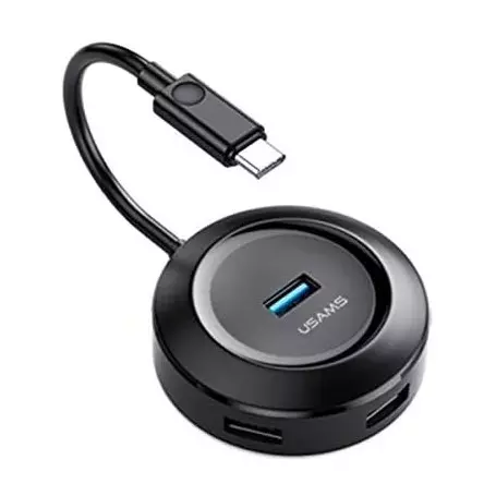 HUB USAMS USB Type-C 3.1 vers USB 2.0+3.0 4 Ports HUBUS-SJ415 - 1