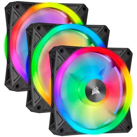 Ventilateur Corsair iCUE QL120 RGB Triple Pack 12cm VENCOSL120RGB-X3 - 1