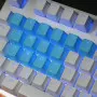 Keycaps DoubleShot TaiHao Neon Bleu 22 Touches Grip Gomme CLTHFR022C03BU103 - 4