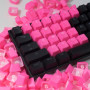 Keycaps DoubleShot TaiHao Neon Pink 22 Touches Grip Gomme CLTHFR022C03PK101 - 2