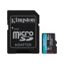 Mémoire Micro SDXC 64Go Kingston Canvas Go Plus A2/V30/UHS-I U3 MEMMSD064_K_SDCG3 - 1