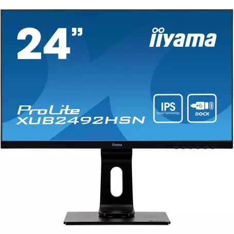 Ecran iiyama 24" XUB2492HSN-B1 1920x1080 4ms DP HDMI DOCK USB-C EC24IIXUB2492HSNB1 - 2