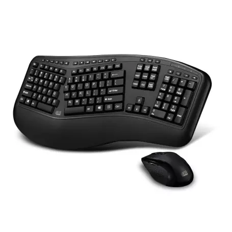 2.4GHz sans Fil Vertical Ergonomique Souris et Clavier Combo Slim