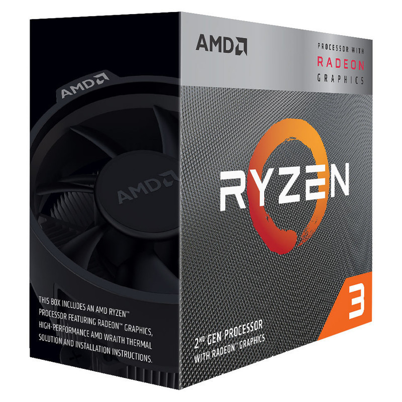 Processeur AMD RYZEN 3 PRO 4350G 3.8/4.0Ghz 4M 4Core 65W AM4