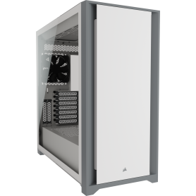 Boitier Corsair iCUE 5000D Tempered Blanc ATX USB 3.1 Type C BTCO5000D-WH - 2