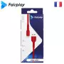 Cable USB vers Type-C 3A Fairplay 1M Rouge LIRIO S2 CAUSBFP-LIRBCR - 2
